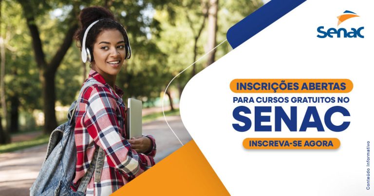 Cursos grátis do SENAC para transformar sua carreira