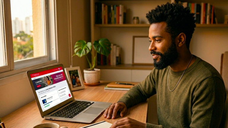 O guia completo: Como se inscrever nos cursos online gratuitos da Escola Virtual Bradesco em 2026